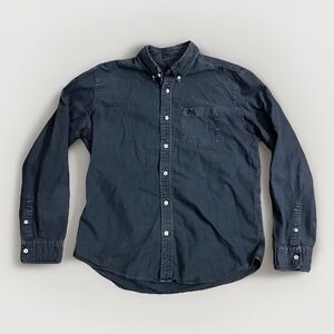 American Eagle Cotton Button Down  Long Sleeve Shirt Men's Size Large